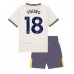 Everton Ashley Young #18 Tredjedraktsett Barn 2024-25 Korte ermer (+ Korte bukser)